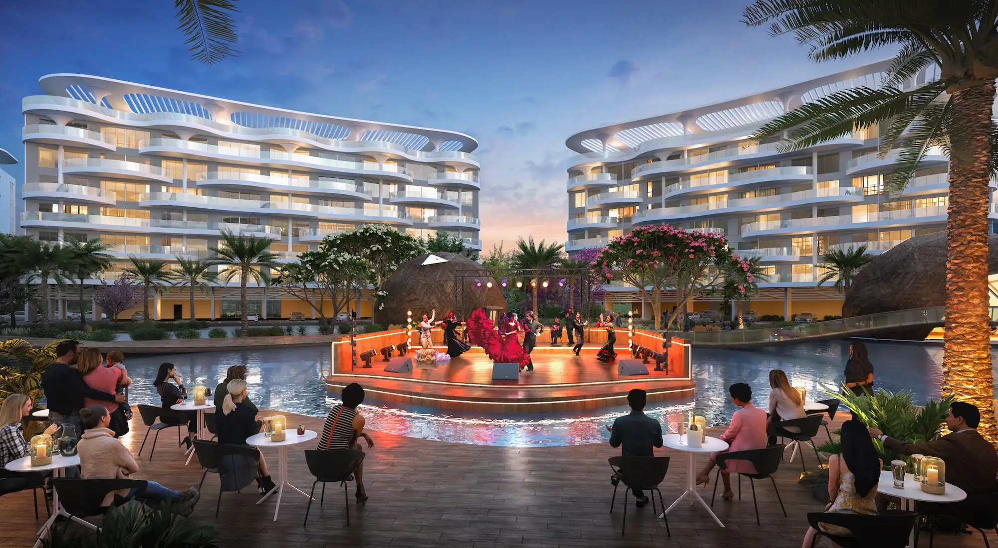 DAMAC Lagoons - Boulevard Suite 1BR Unit E1